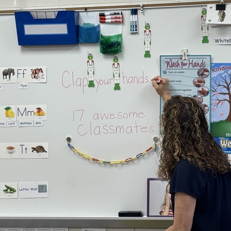 writing on the board