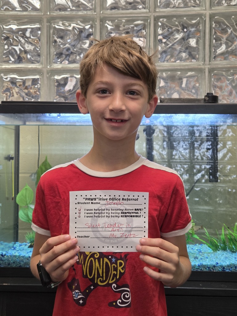 Student with Pawsitive Office Referral