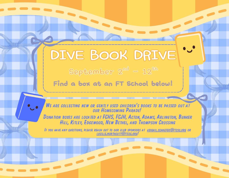 book drive at EI