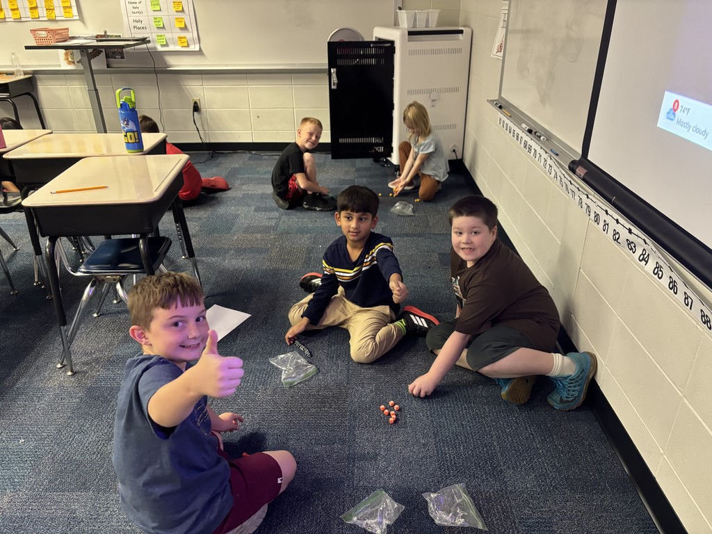 Students playing Tenzi