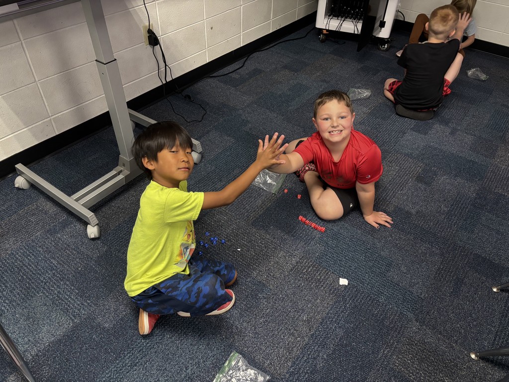 Students playing Tenzi