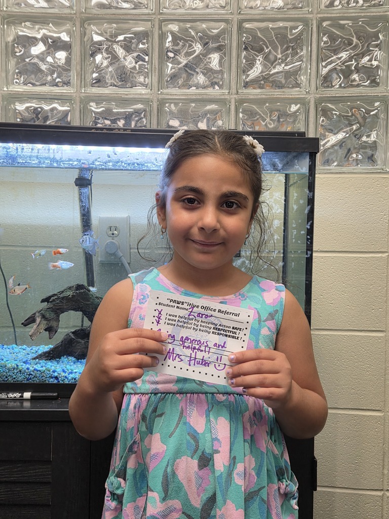 Student with Pawsitive Office Referral