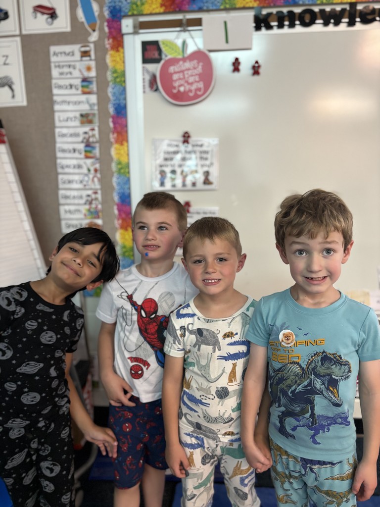 Pajama day for reaching our 1st fundraising goal!