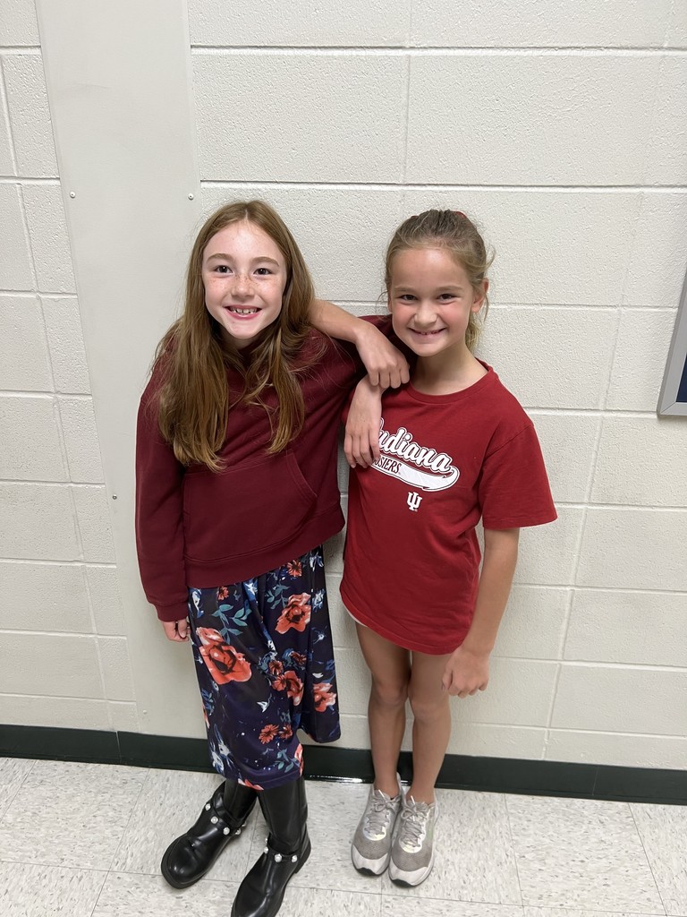 Students celebrating homecoming week with RED Hot Homecoming Spirit!