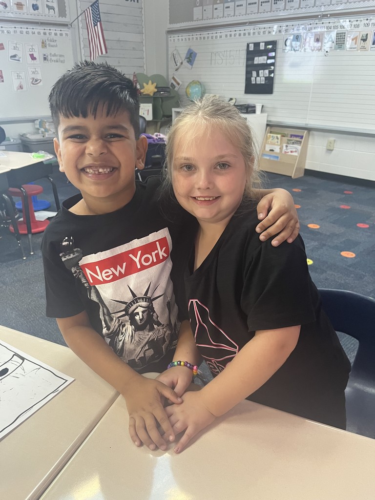 Students celebrating homecoming week wearing BLACK !