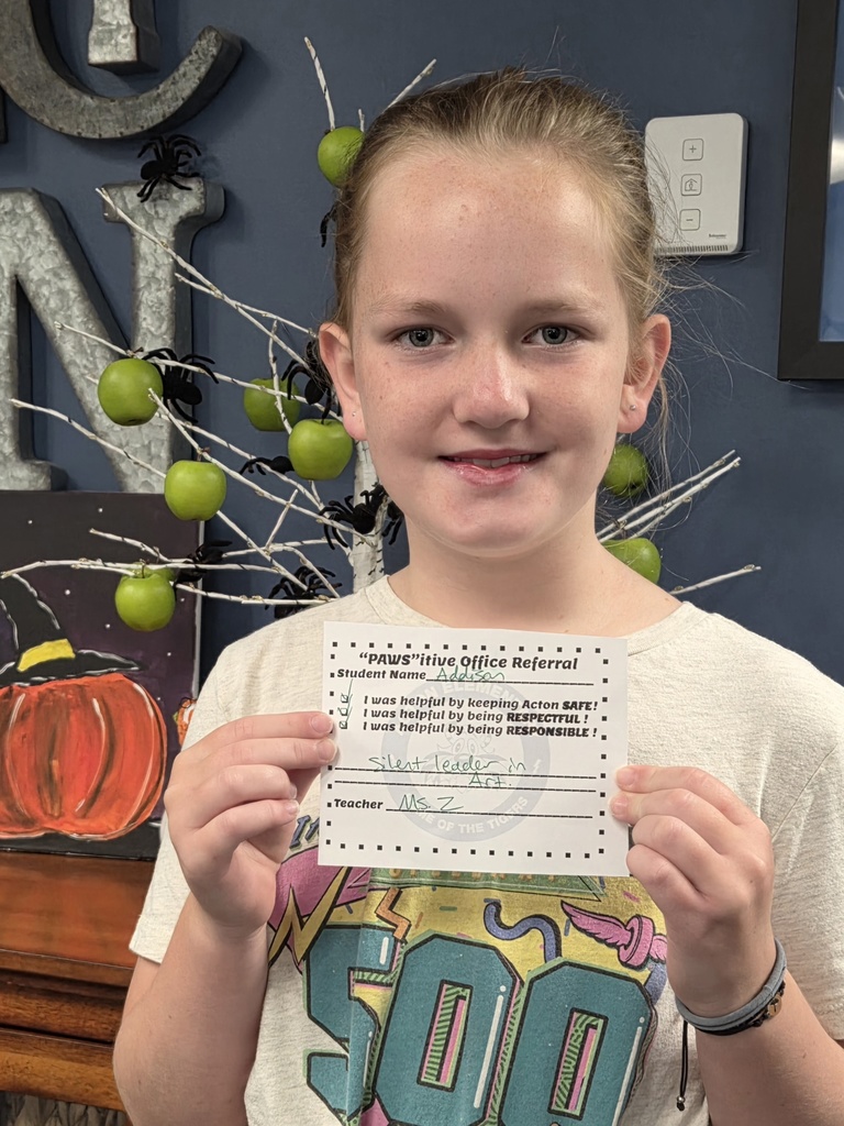 Student with Pawsitive Office Referral