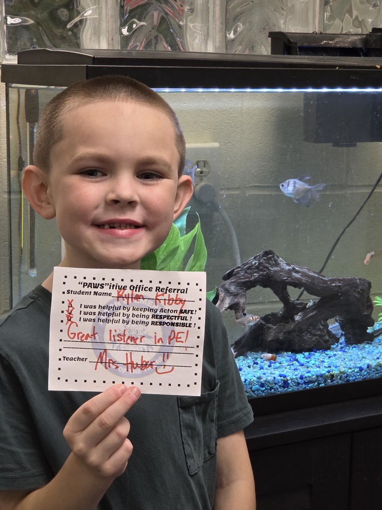 Student with Pawsitive Office Referral