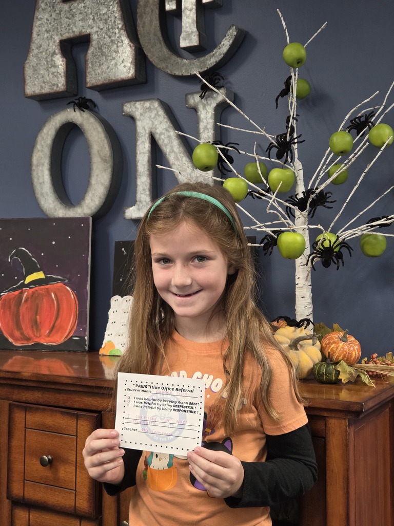 Student with Pawsitive Office Referral