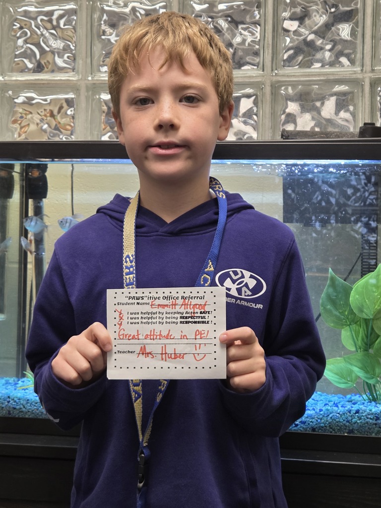 Student with Pawsitive Office Referral