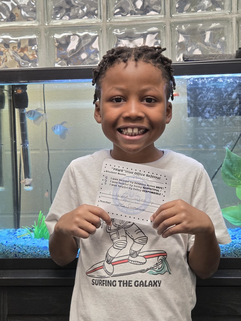 Student with Pawsitive Office Referral