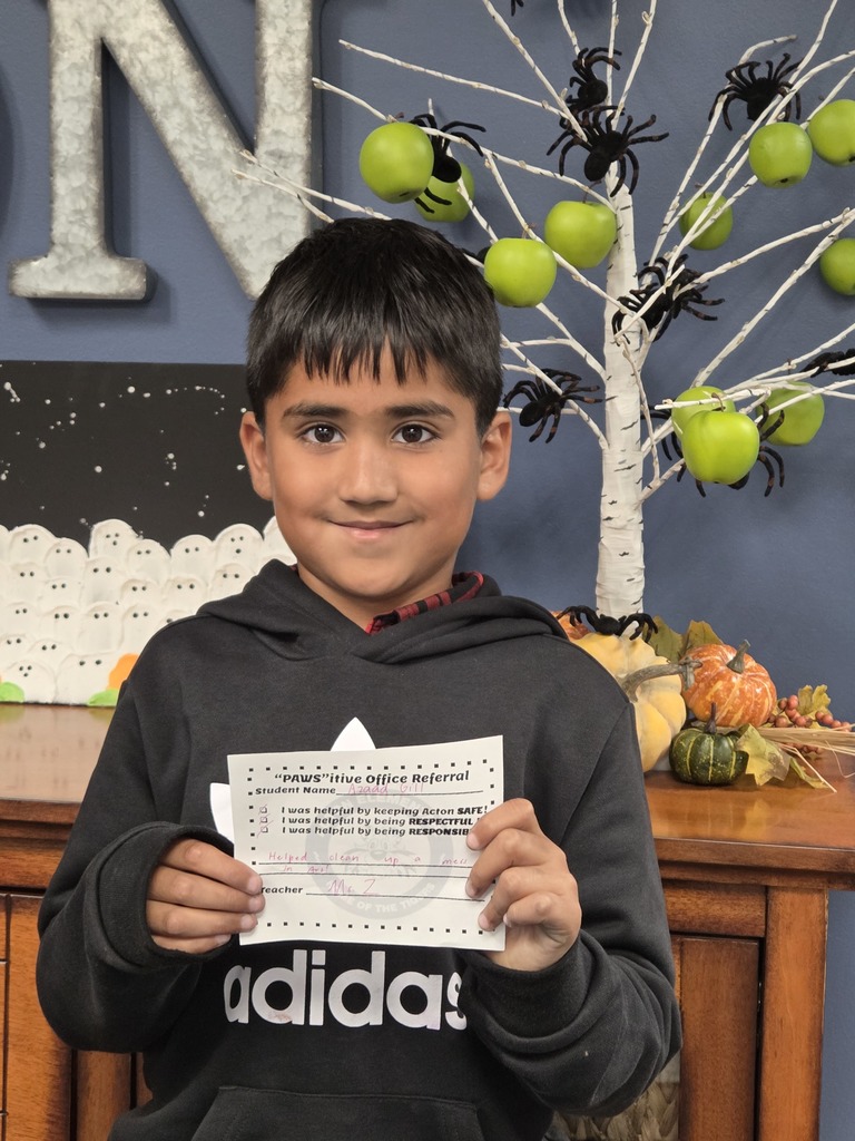 Student with Pawsitive Office Referral