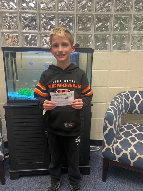 Student with Pawsitive Office Referral