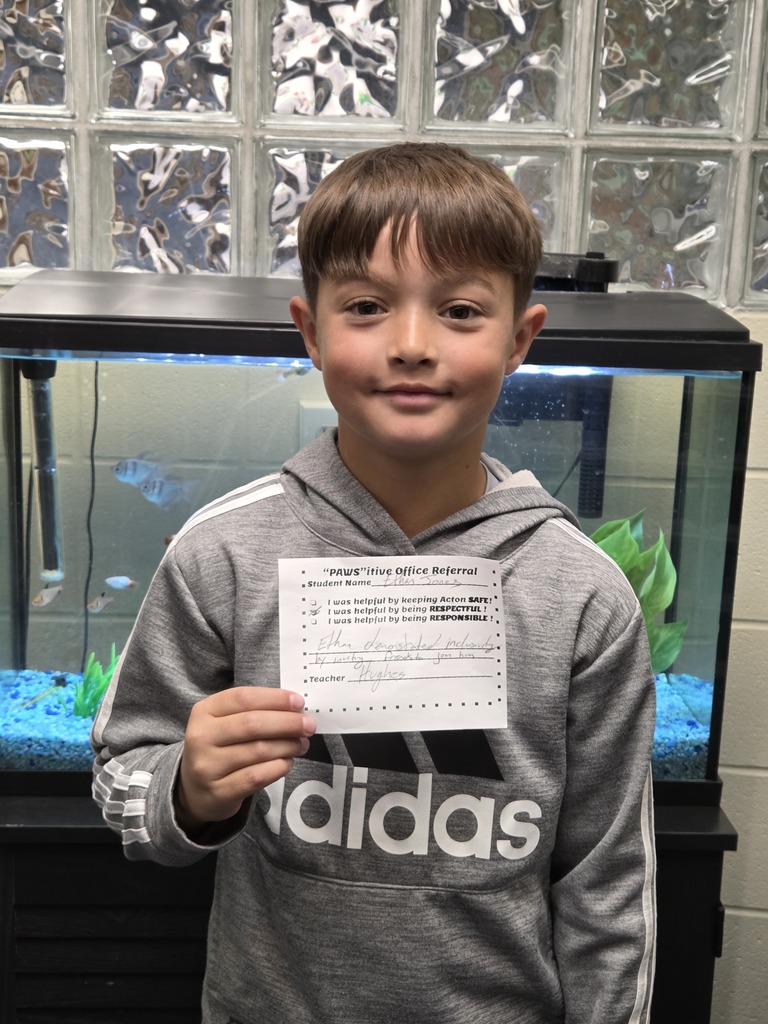 Student with Pawsitive Office Referral