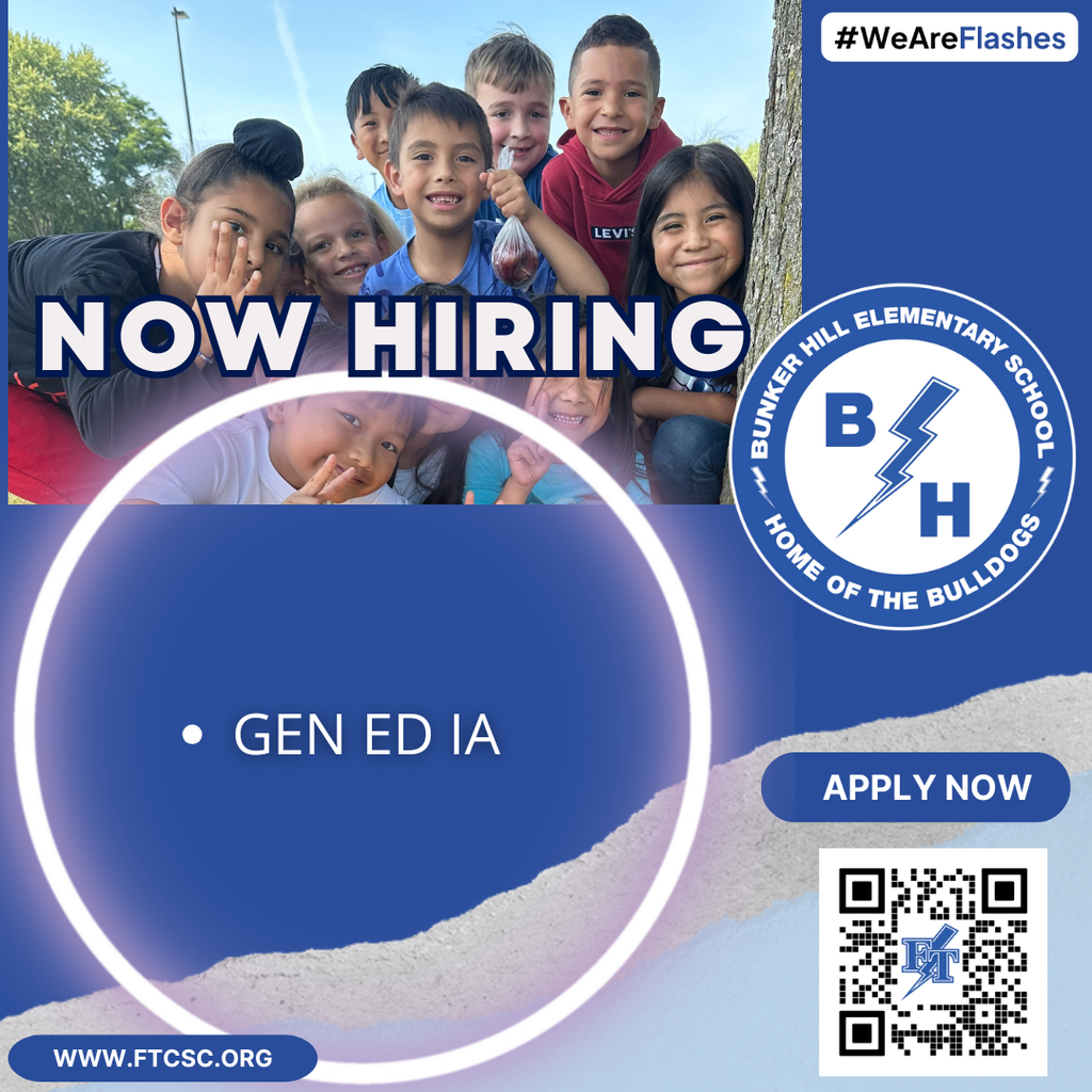 Bunker Hill Hiring a Gen Ed IA Announcement