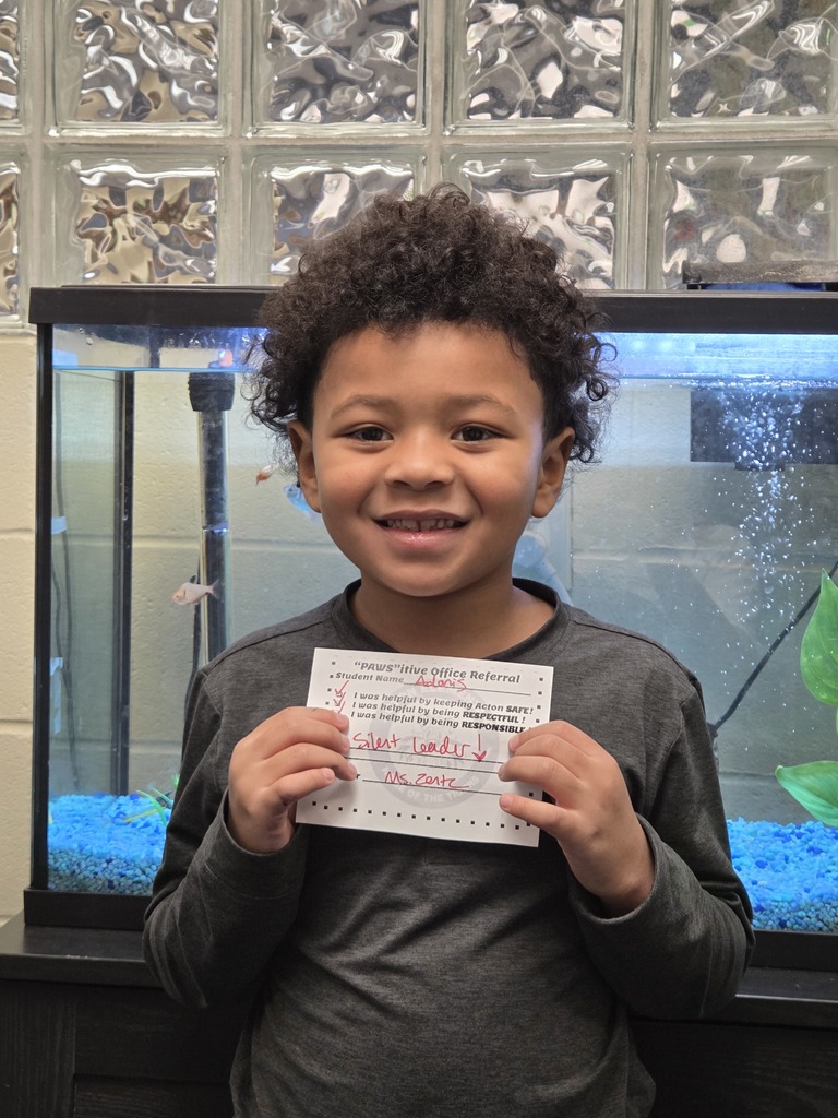 Student with Pawsitive Office Referral