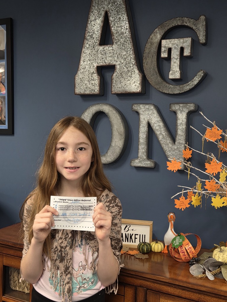 Student with Pawsitive Office Referral