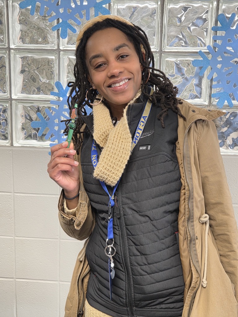 Staff make handcrafted festive holiday pens.