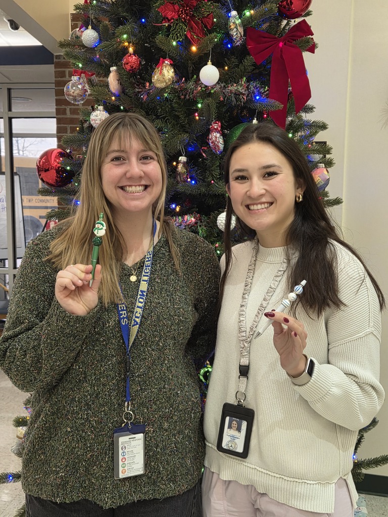 Staff make handcrafted festive holiday pens.