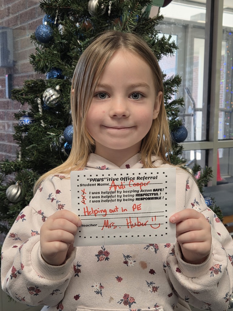 Student with Pawsitive Office Referral