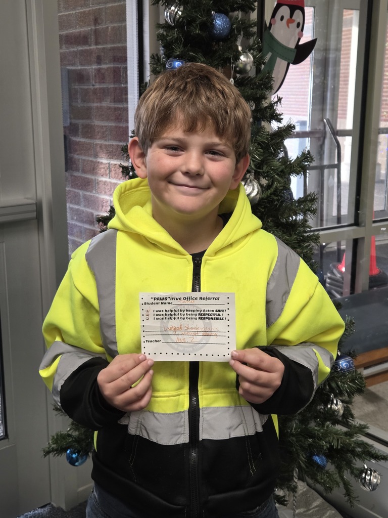 Student with Pawsitive Office Referral