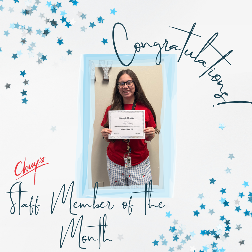 Chuy's Staff Member of the Month