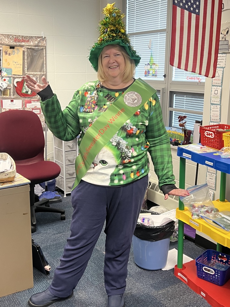 Ugly Sweater Day winner!