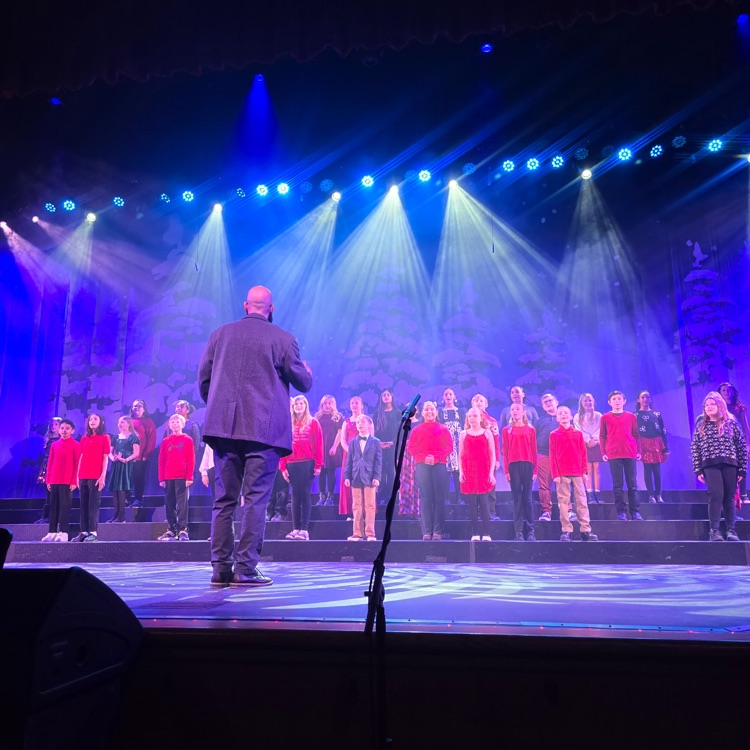Edgewood 5th grade choir as guest performers at Sundays matinee Sounds of the Season performance!