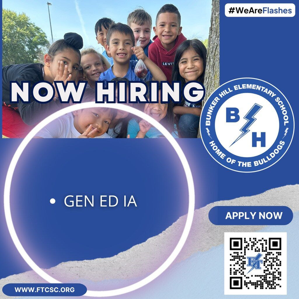 We Are Hiring a Gen Ed IA