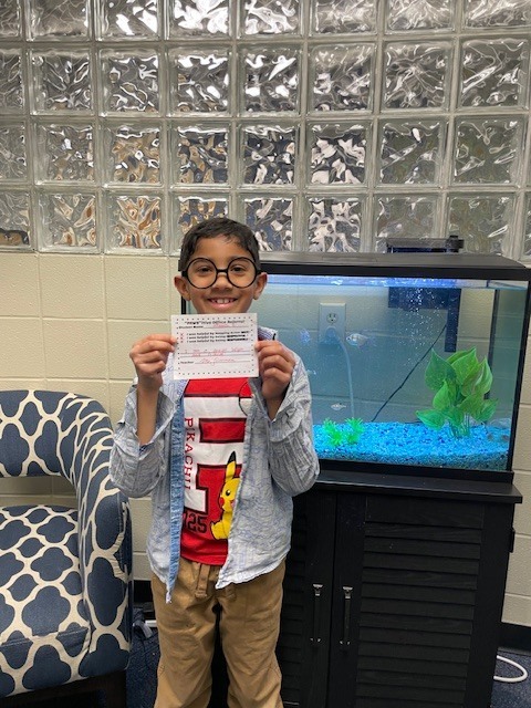 Student with Pawsitive Office Referral