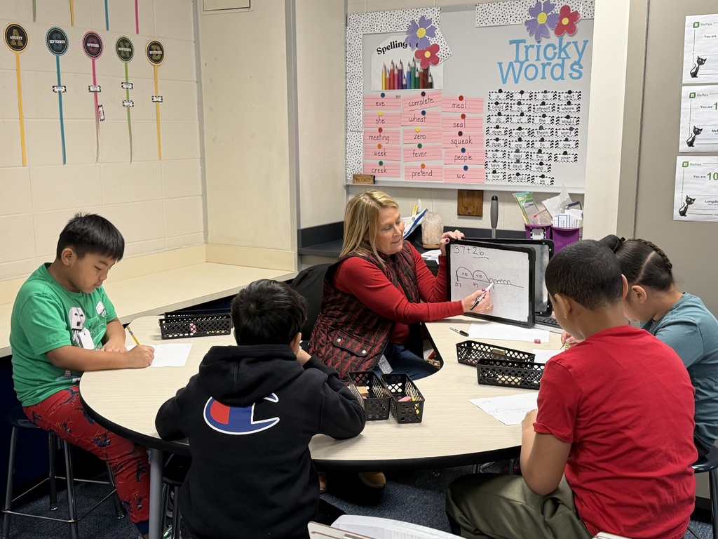 students learning in class