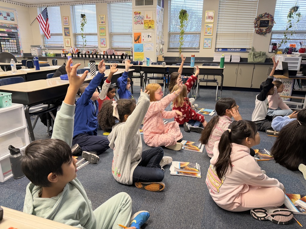 students learning in class