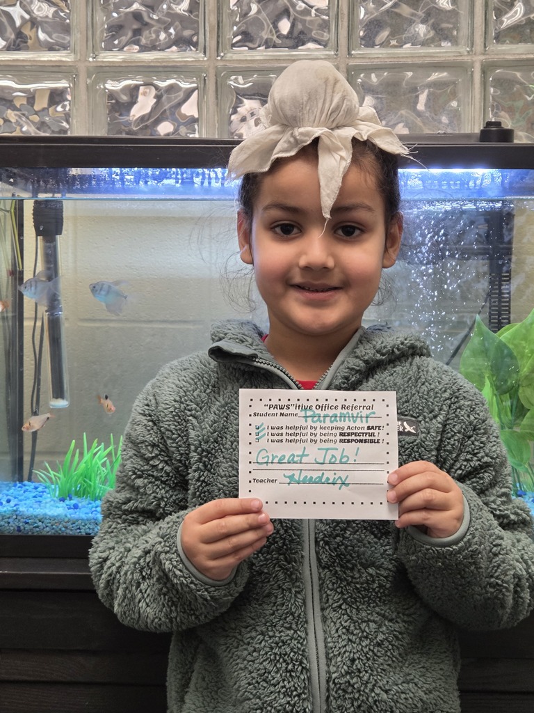 Student with Pawsitive Office Referral