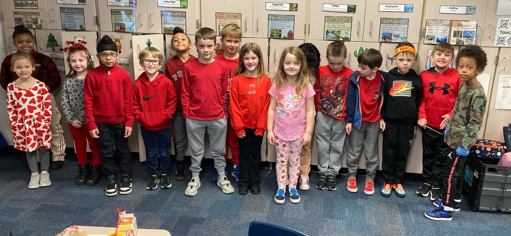 Wearing RED to celebrate #FTCSCWeLoveOurSchool