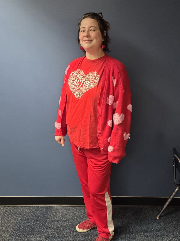 Wearing RED to celebrate #FTCSCWeLoveOurSchool