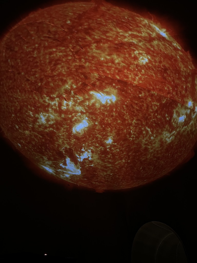 3rd grade planetarium in school field trip