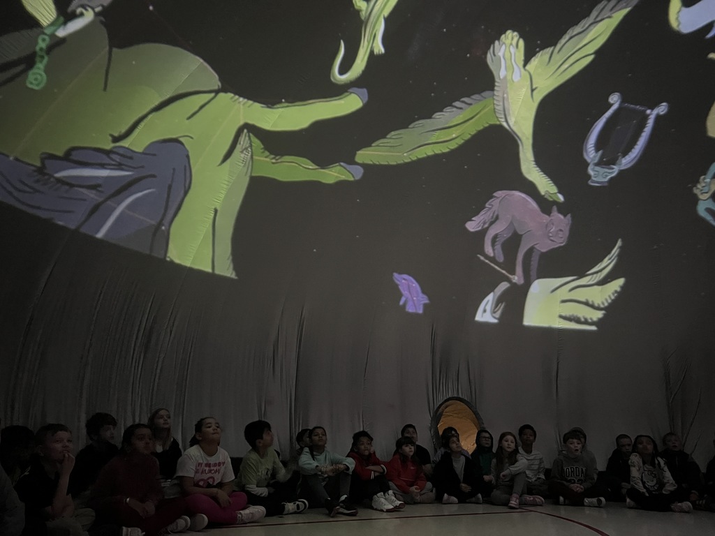 3rd grade planetarium in school field trip
