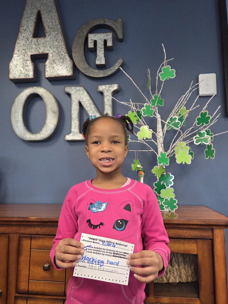 Student with Pawsitive Office Referral