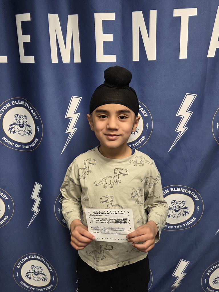 Student with Pawsitive Office Referral