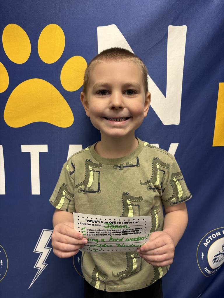 Student with Pawsitive Office Referral