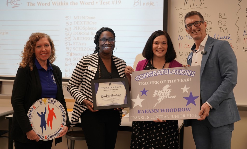 RaeAnn Woodrow Teacher of the Year for FCJH 2026