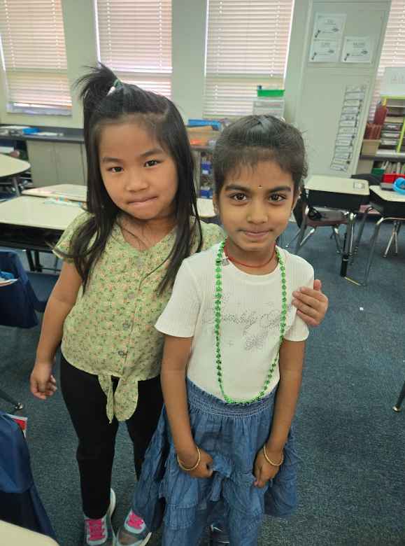 students smiling together