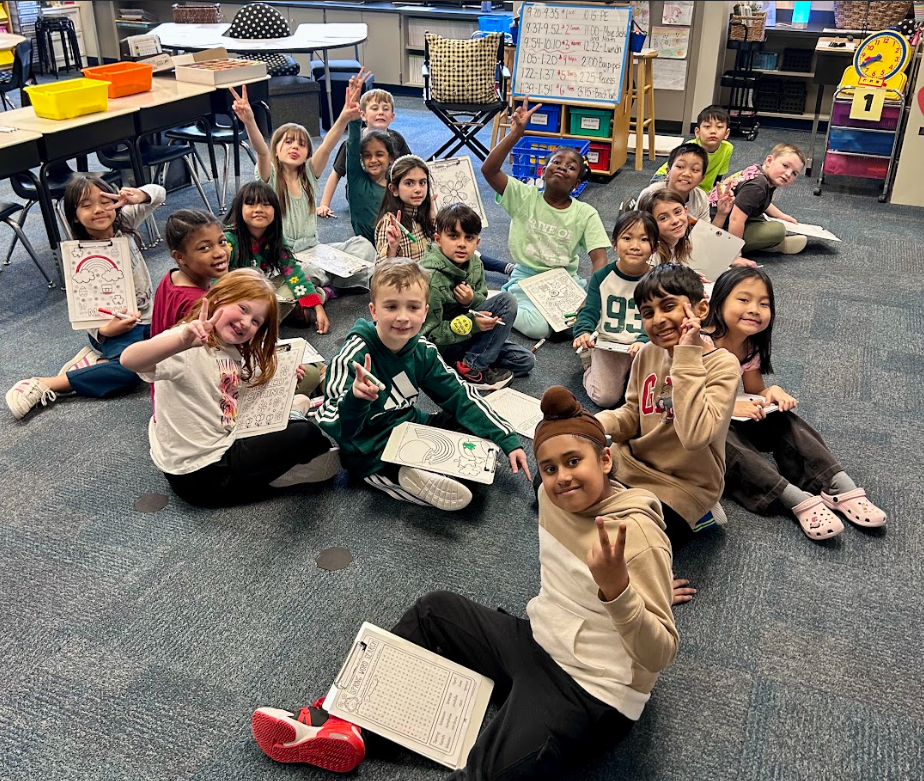 students smiling together