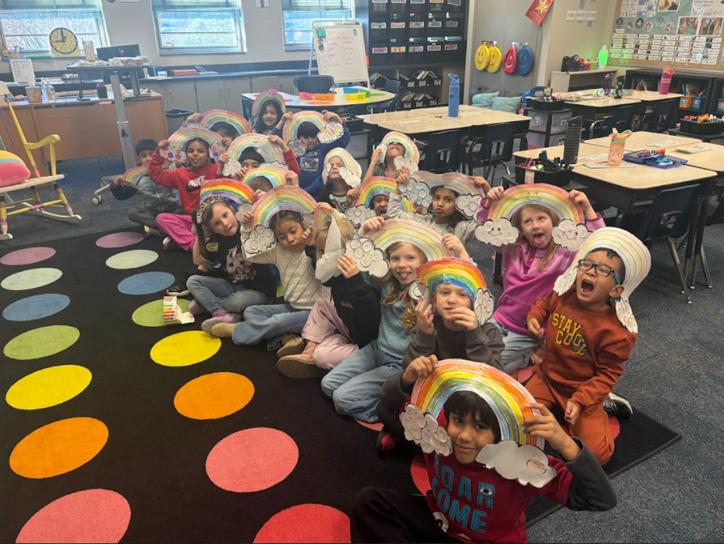 students smiling together