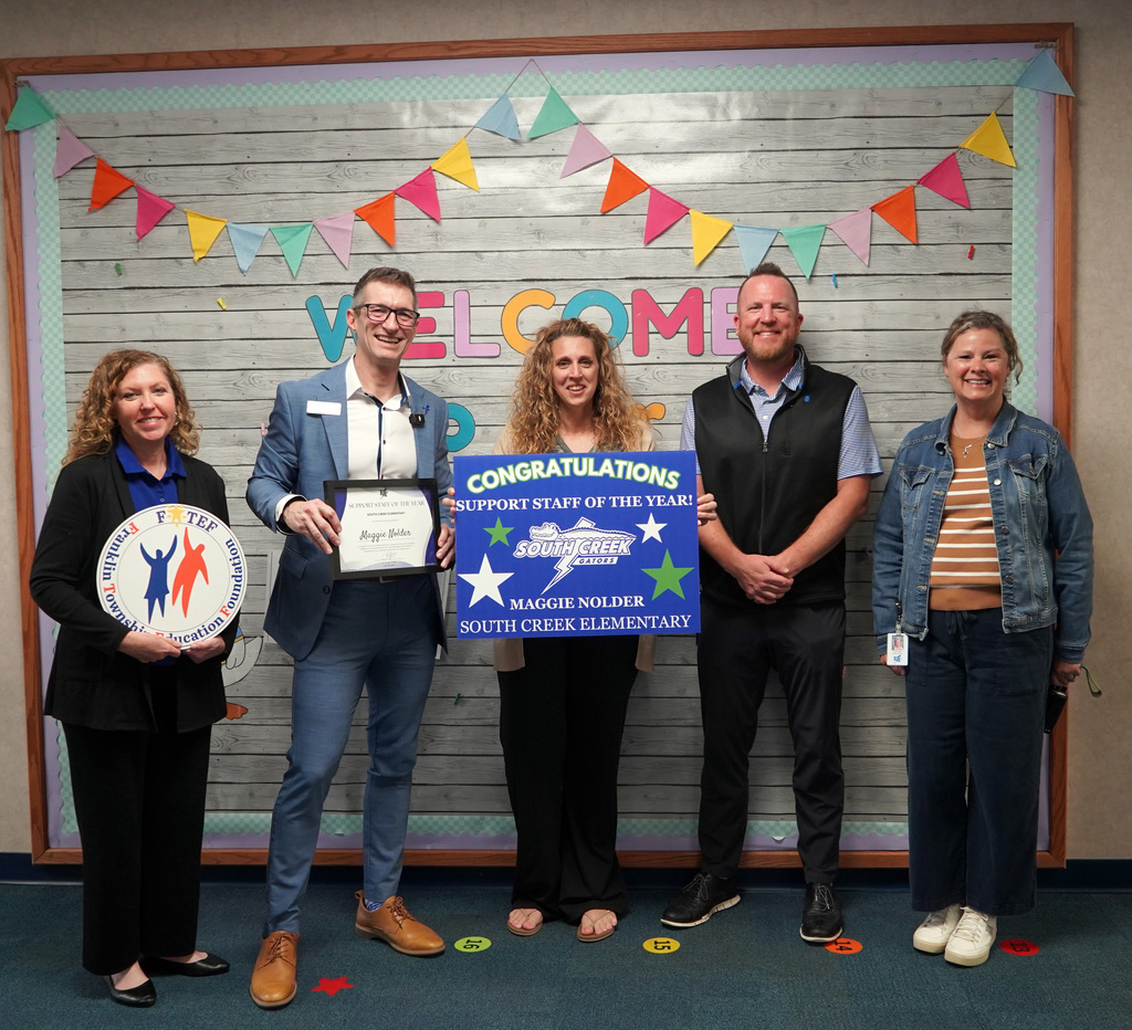 South Creek Support Staff of the Year- Maggie Nolder 2026