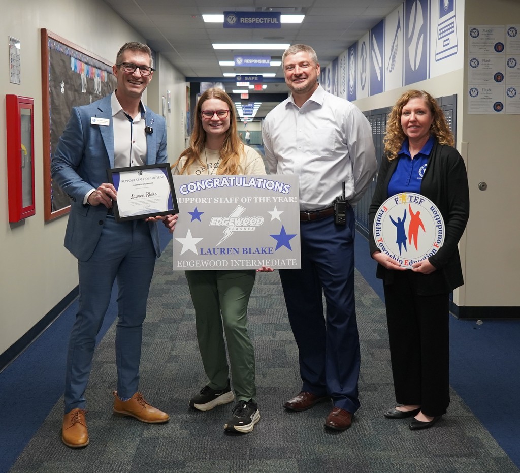 Edgewood Intermediate Support Staff of the Year- Lauren Blake 2026