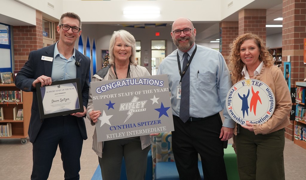 Kitley's Support Staff of the Year Cynthia Spitzer 2026