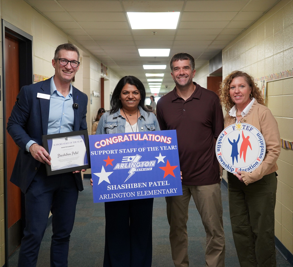 Arlington Elementary Support Staff of the Year- Shashi Patel 2026