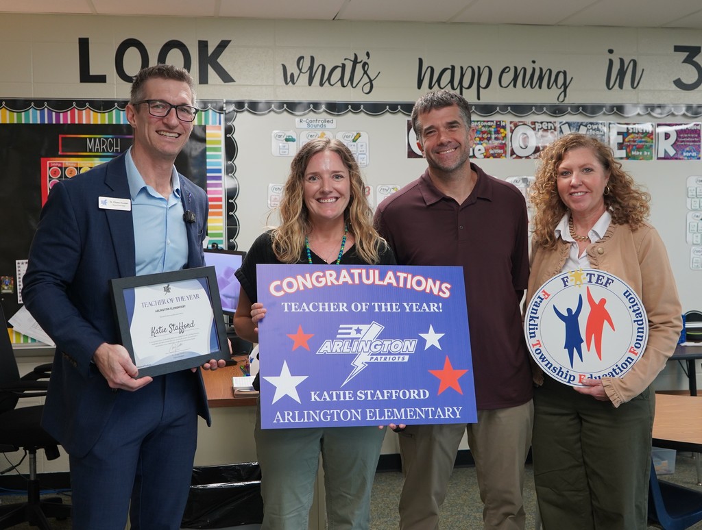 Katie Stafford- Arlington Elementary Teacher of the Year 2026