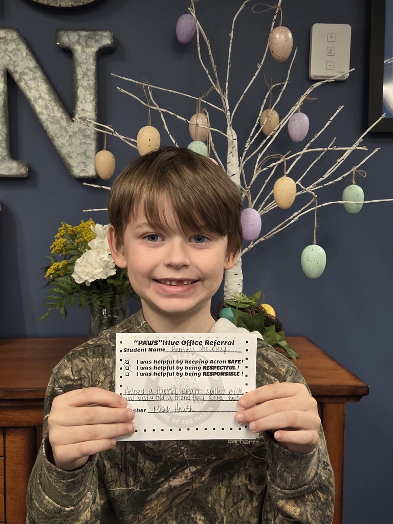 Student with Pawsitive Office Referral