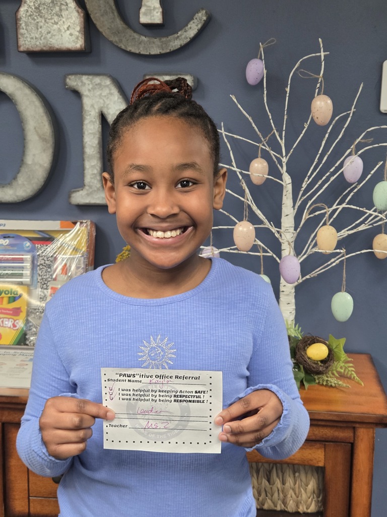 Student with Pawsitive Office Referral